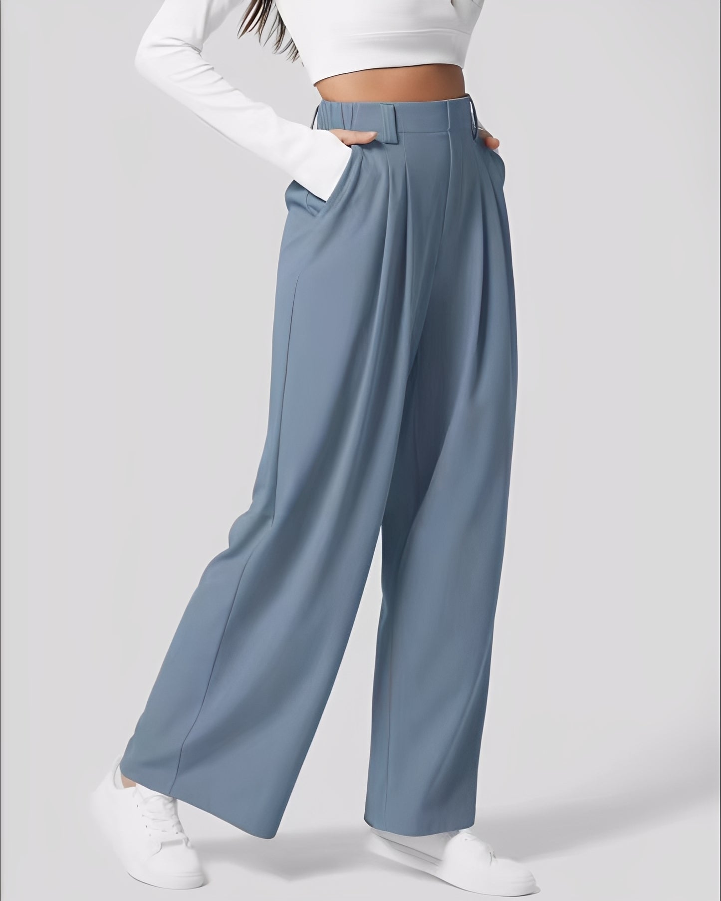 Montana - Elastische gerade Hose für Damen