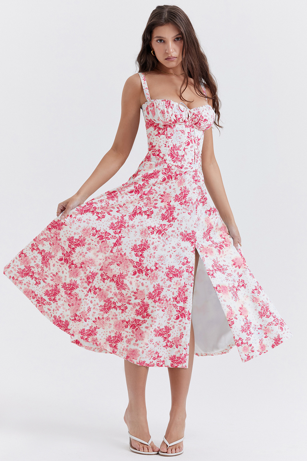 Jacqueline - Elegantes Midi-Korsettkleid für Damen