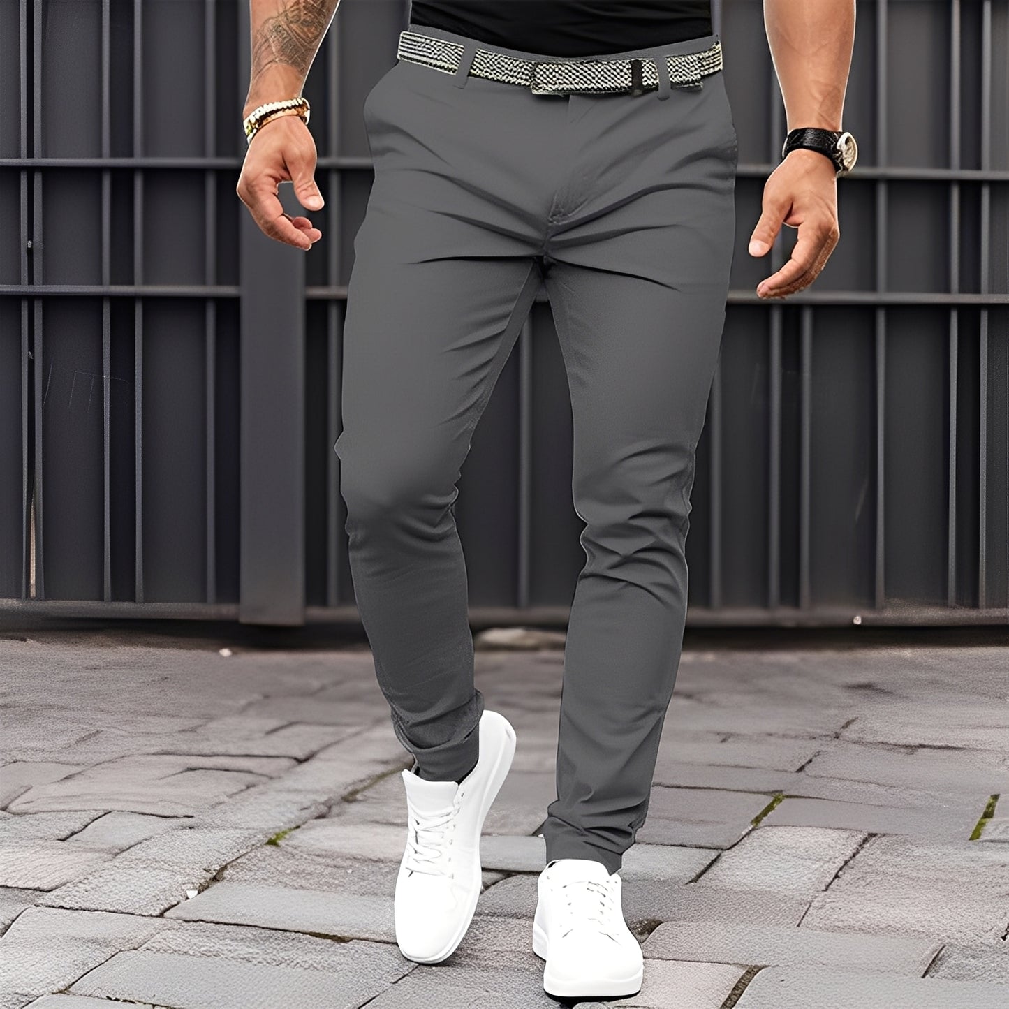 Raphael - Lässige, schmal geschnittene Hose für Herren