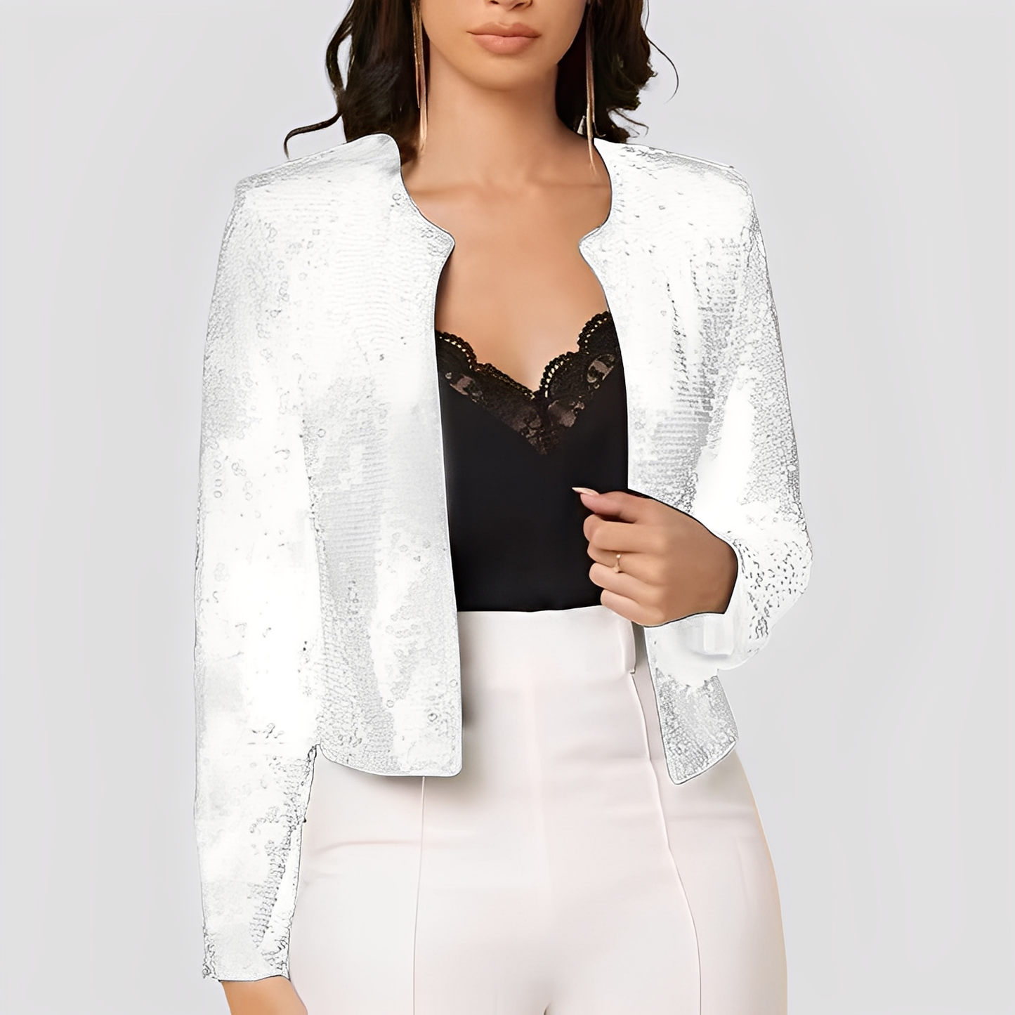 Shannen - Stilvoller Blazer mit Glitzer für Damen