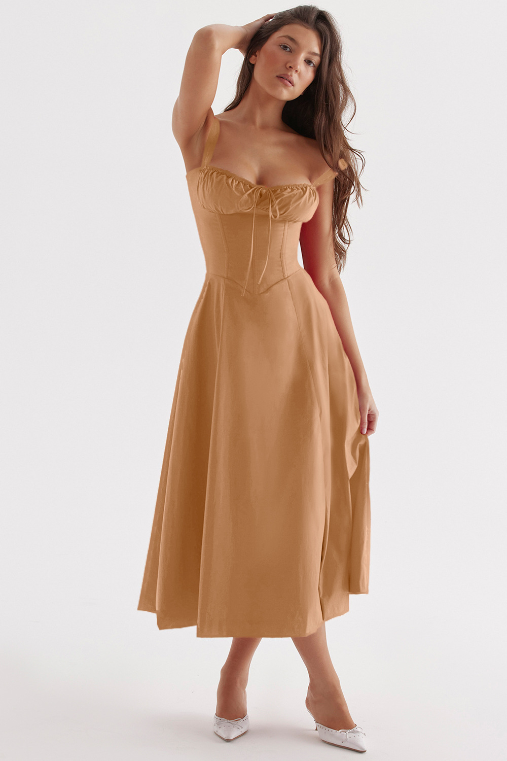 Jacqueline - Elegantes Midi-Korsettkleid für Damen