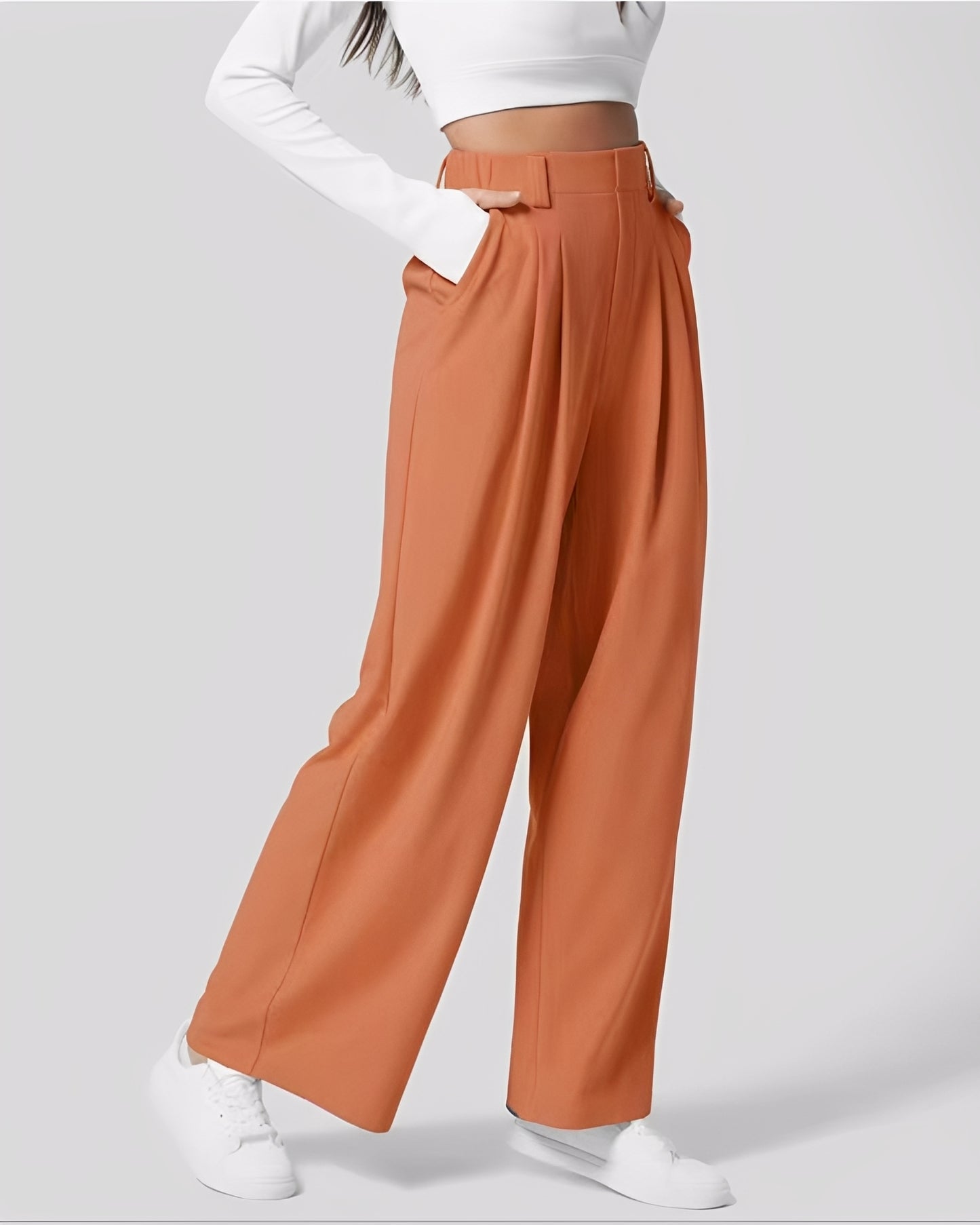Montana - Elastische gerade Hose für Damen