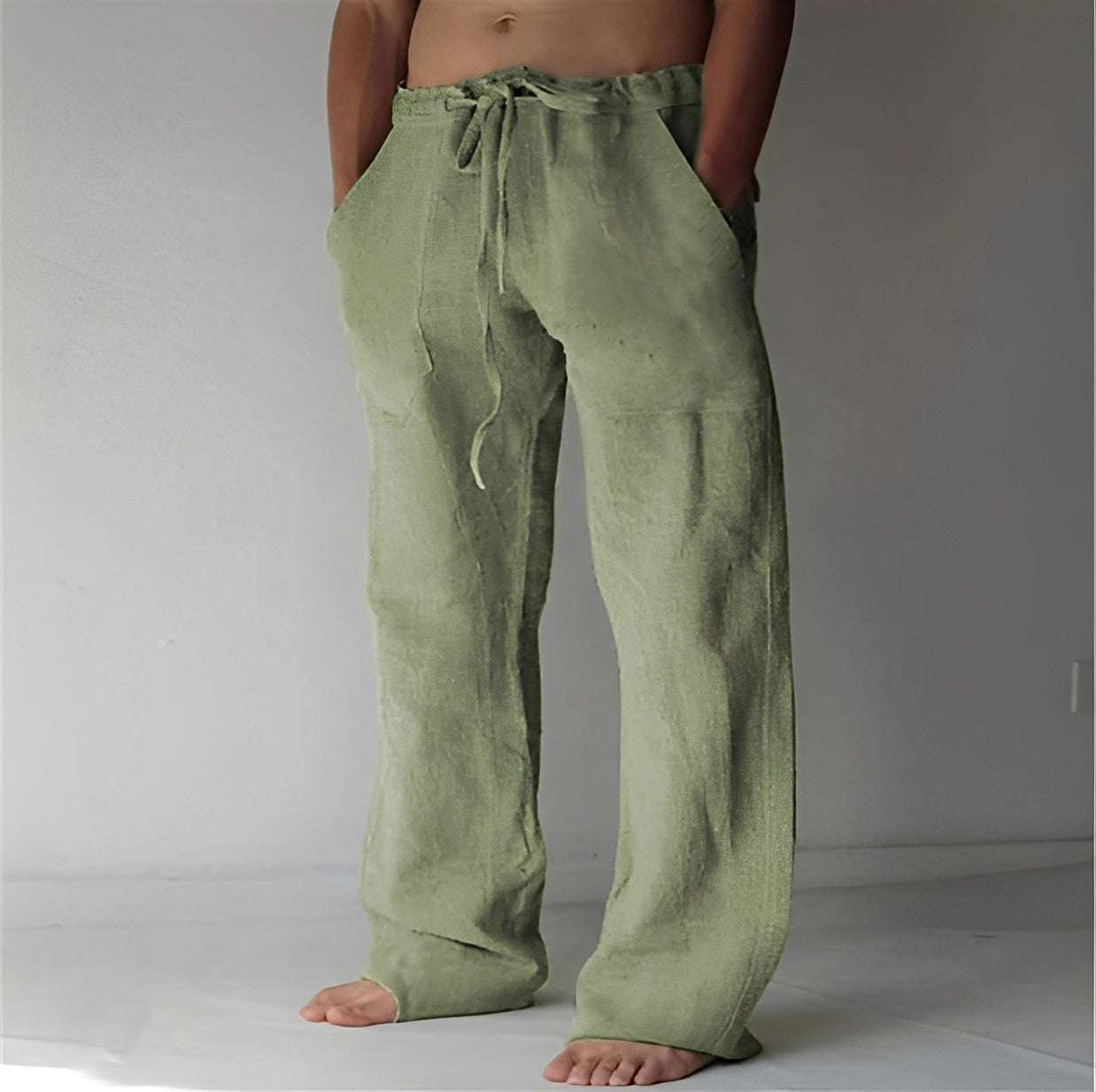 Wilmer - Lässige Freizeithose aus Leinen für Herren