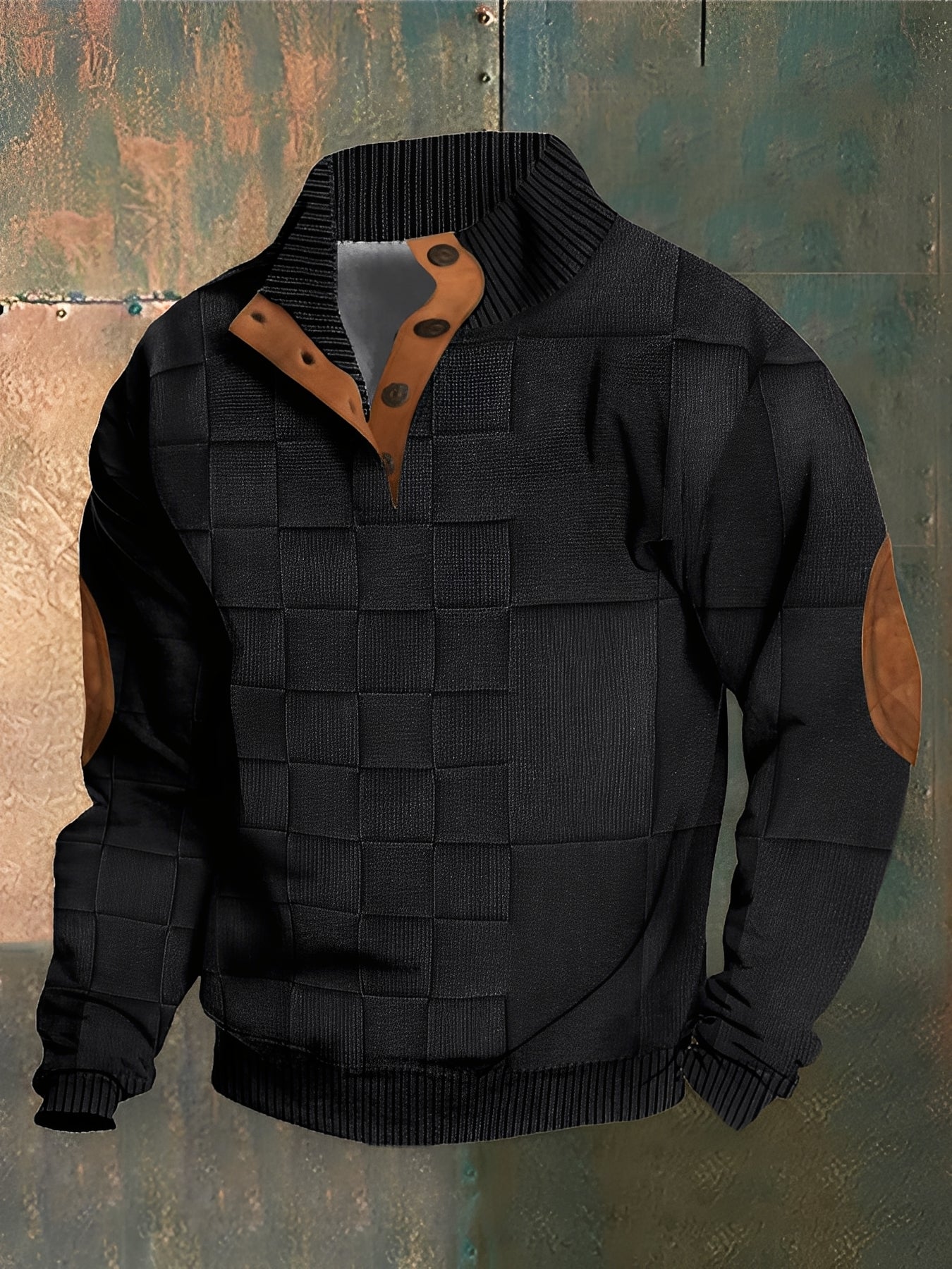 Hugh - Retro-Strickpullover mit Rollkragen aus Kaschmir für Herren