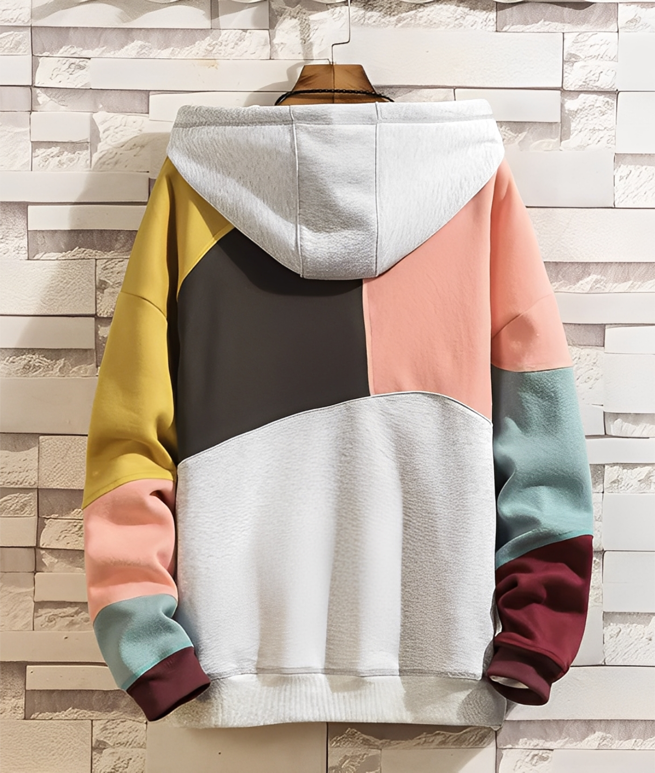 Stephen - Bunter, lockerer Hoodie für Herren