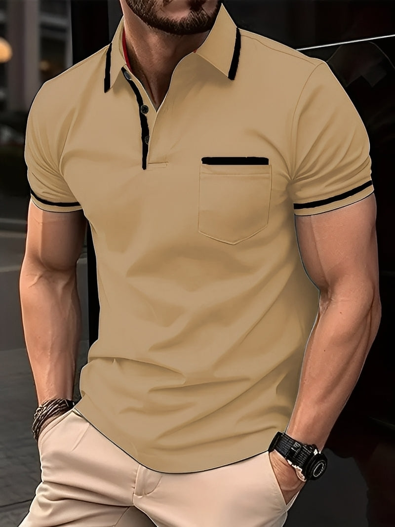 Garrick - Lässiges Poloshirt mit Tasche für Herren