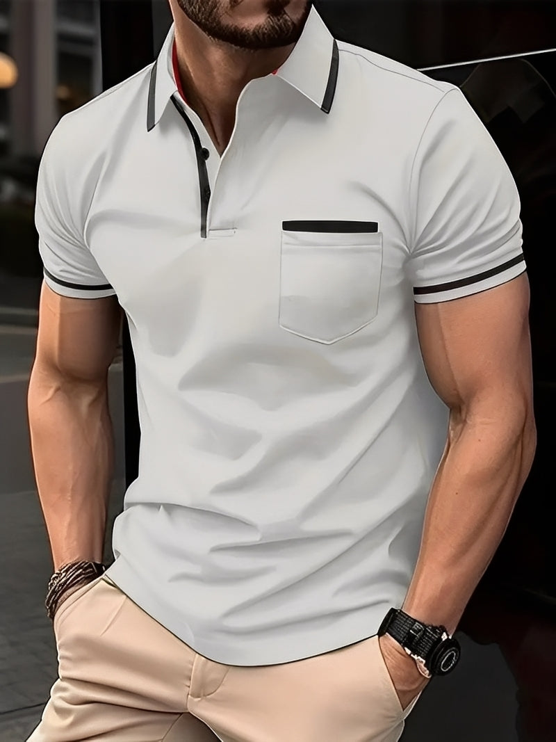 Garrick - Lässiges Poloshirt mit Tasche für Herren