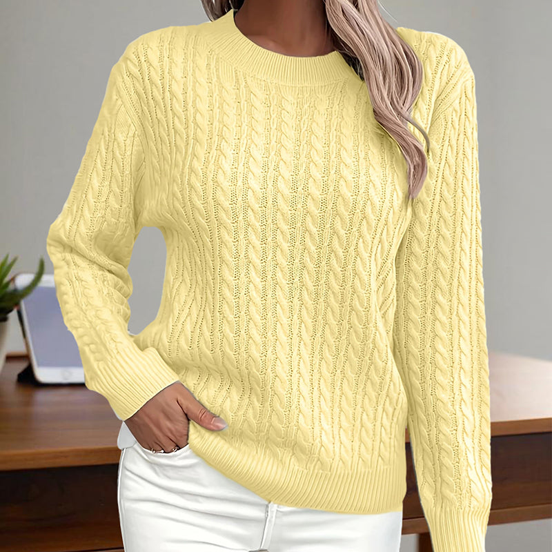 Adamina - Stilvoller strukturierter Pullover für Damen