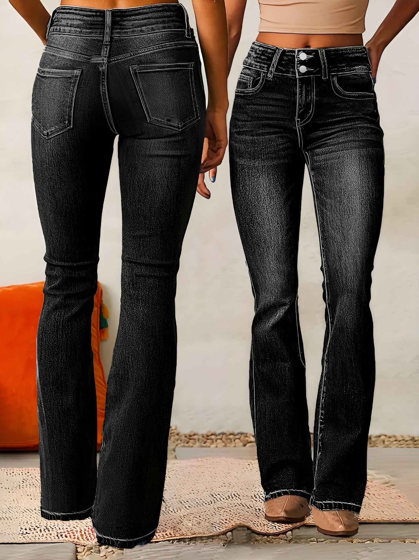 Neely - Lässige Jeans mit hoher Taille für Damen