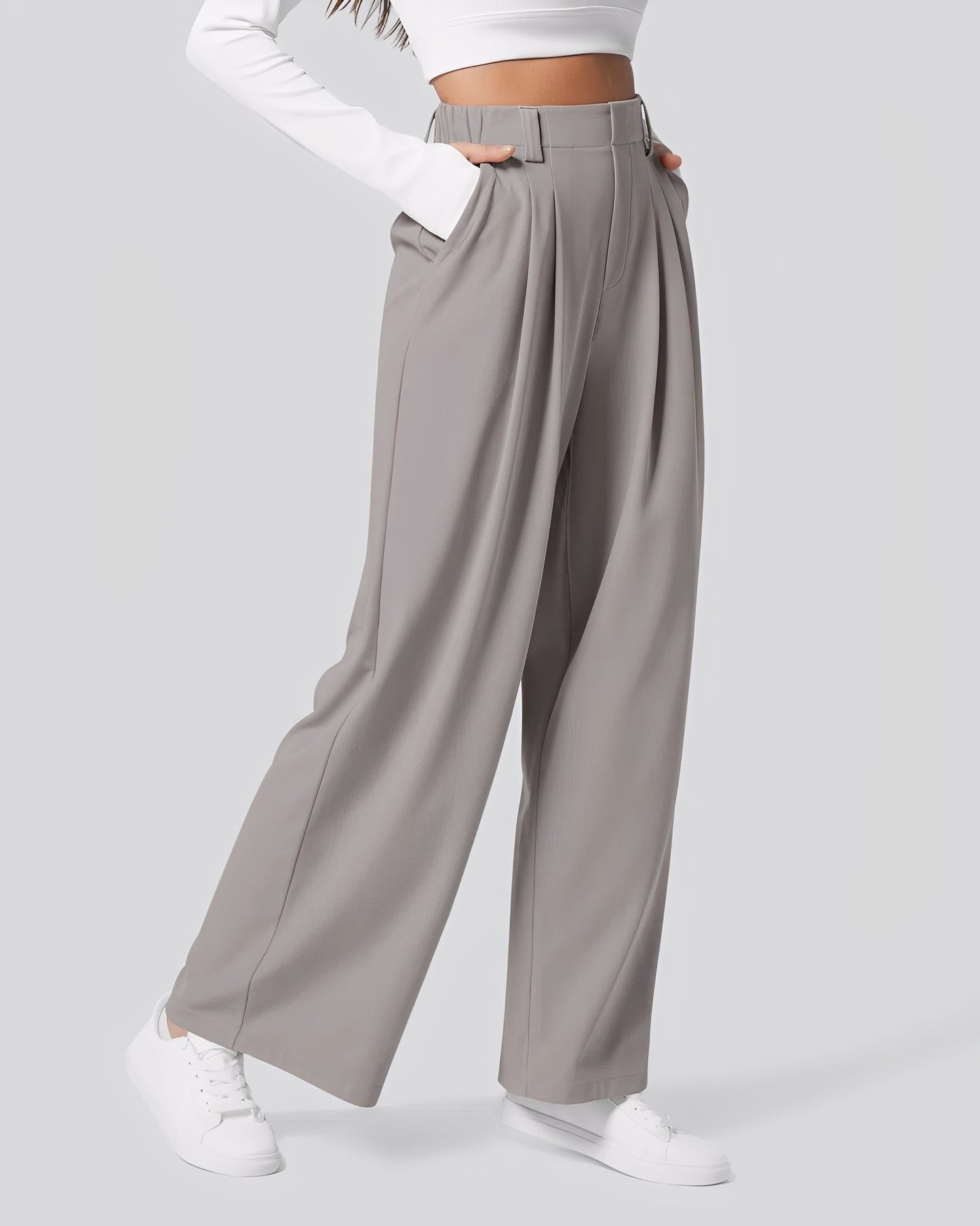 Montana - Elastische gerade Hose für Damen