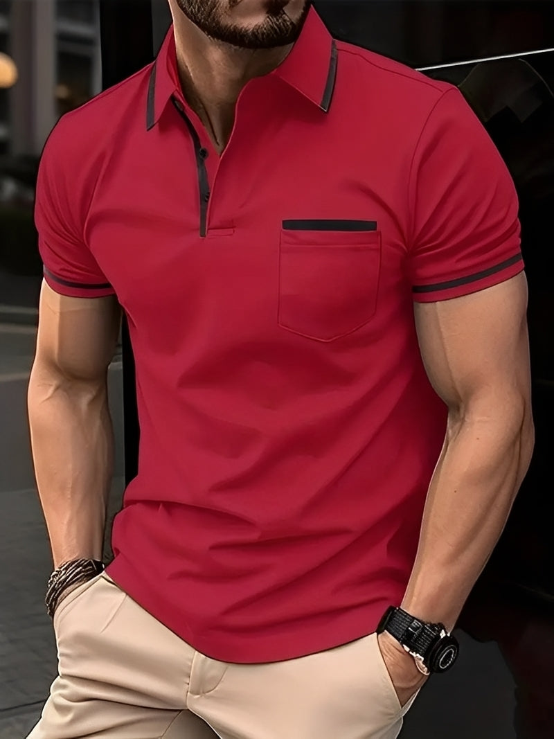 Garrick - Lässiges Poloshirt mit Tasche für Herren
