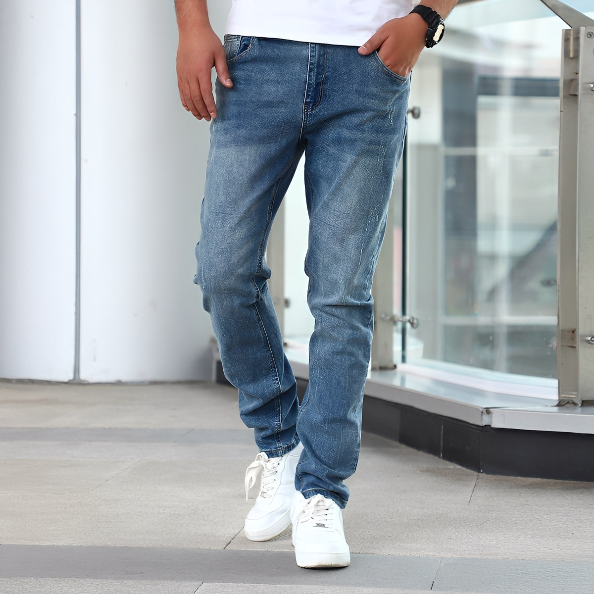 Winfred - Stilvolle Stretch-Skinny-Jeans für Herren