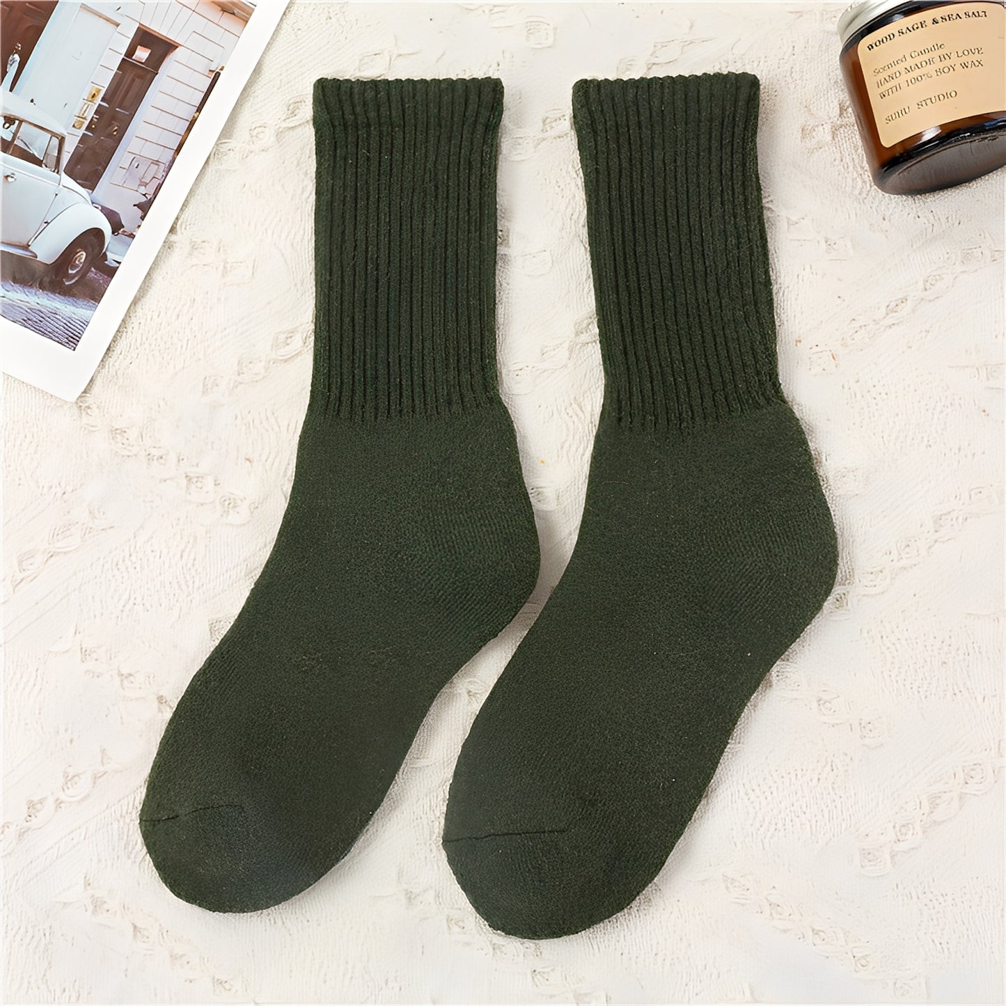 Carmella - Lässige Unisex-Socken, warm und dick