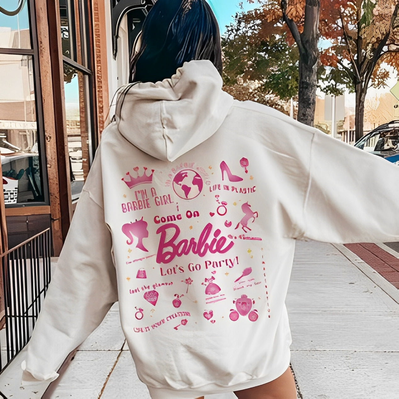 Alanna - Bequemer Statement-Hoodie aus Baumwolle für Damen