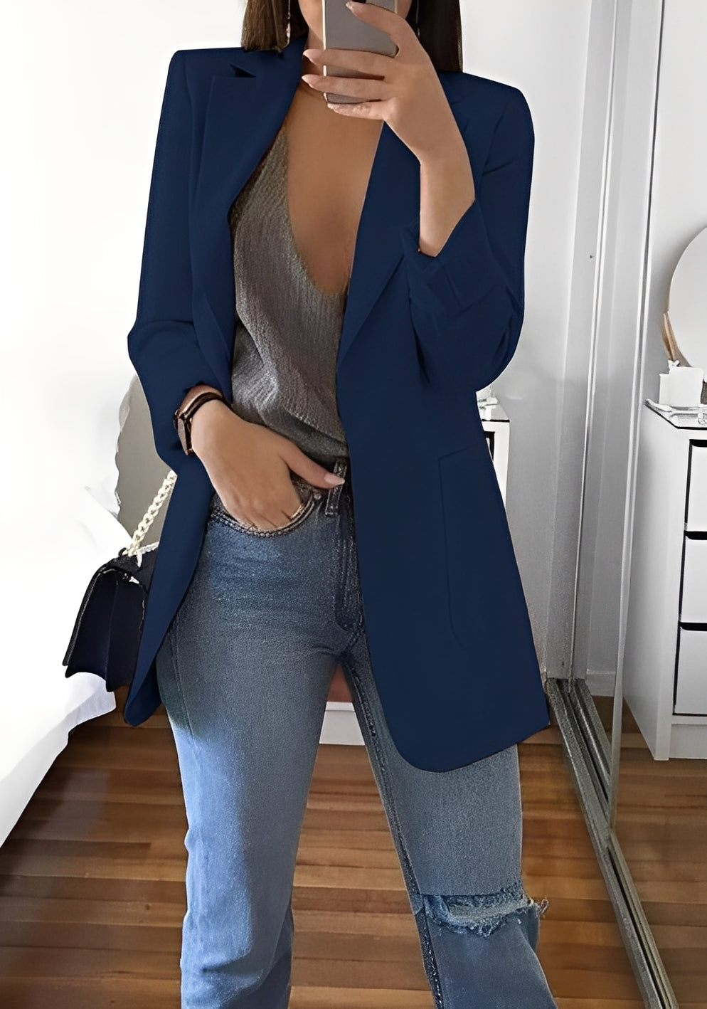 Stephanie - Stilvoller, schmal geschnittener Blazer für Damen