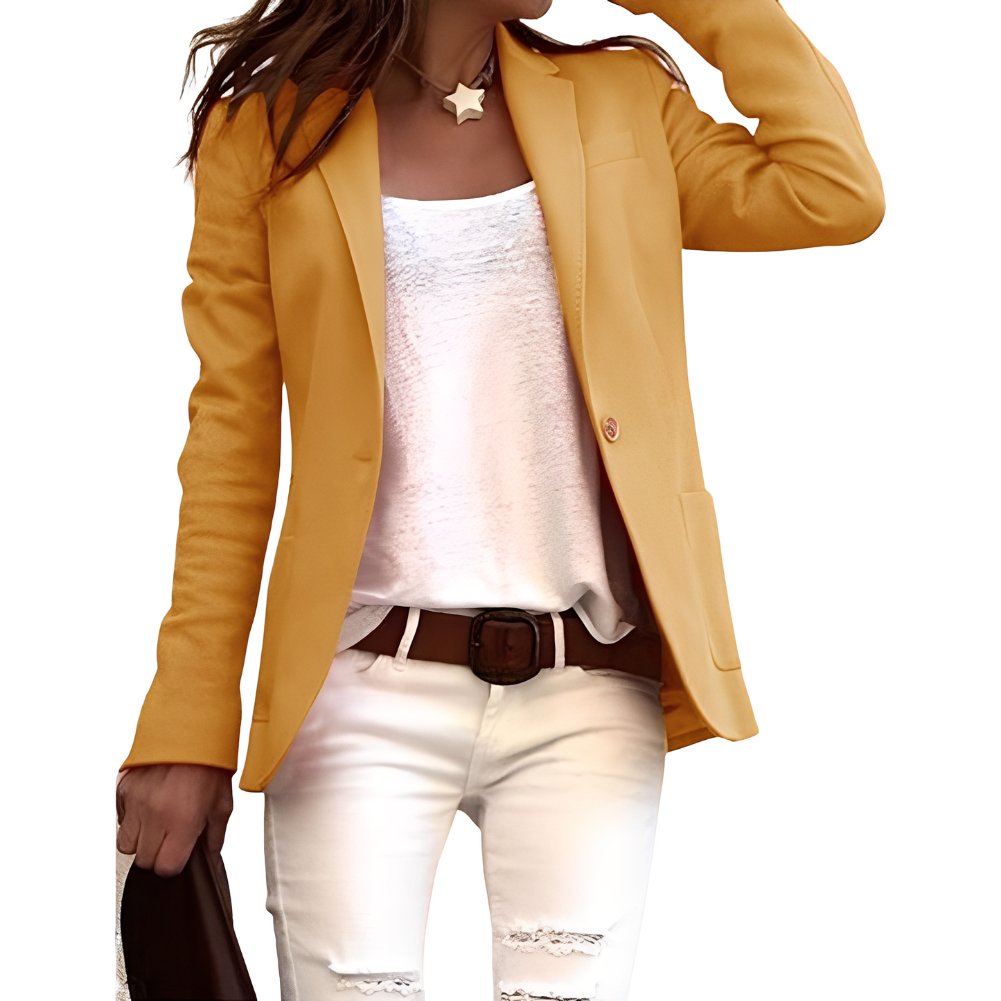 Heather - Lässiger Blazer mit Revers für Damen