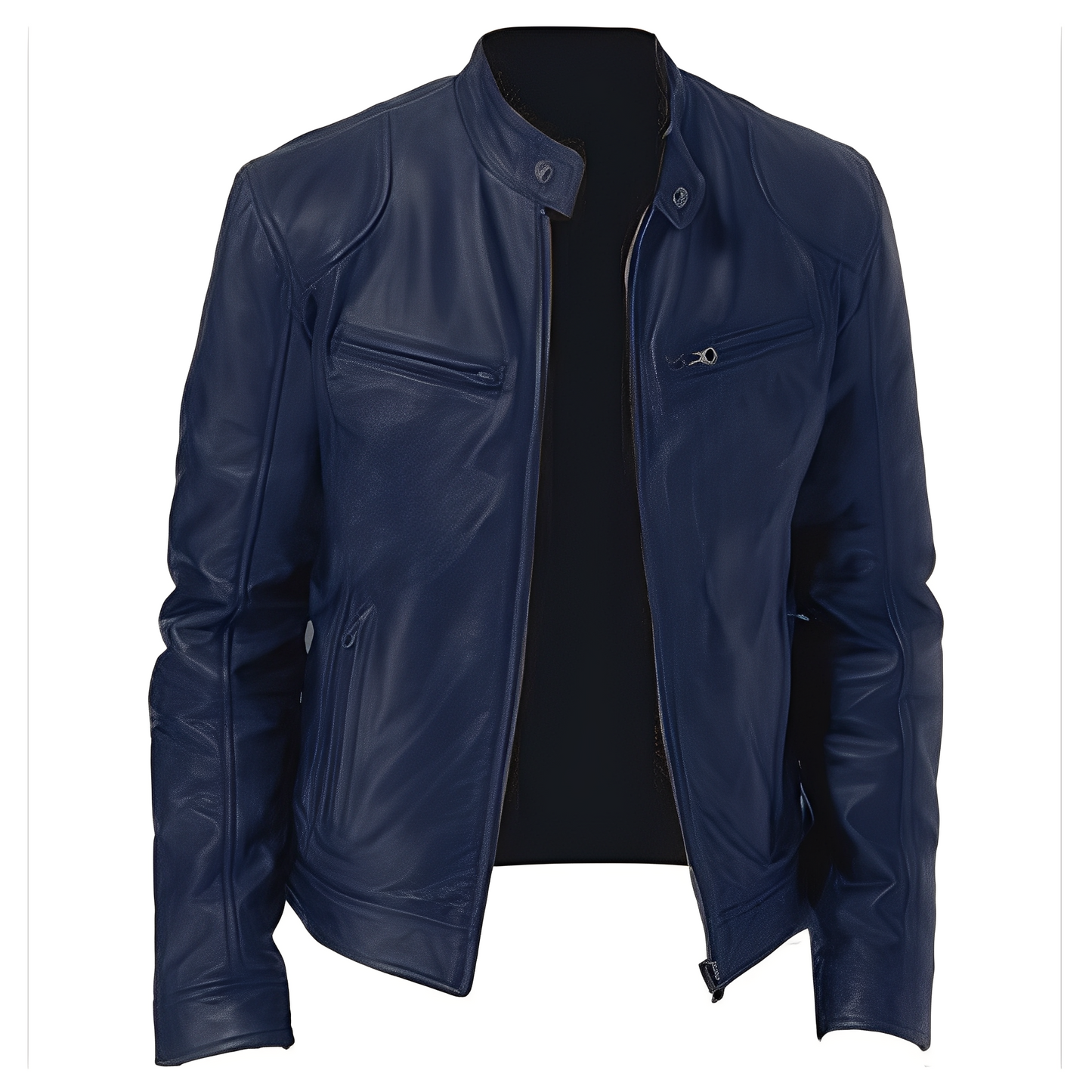 Jaron - Lässige PU-Lederjacke für Herren