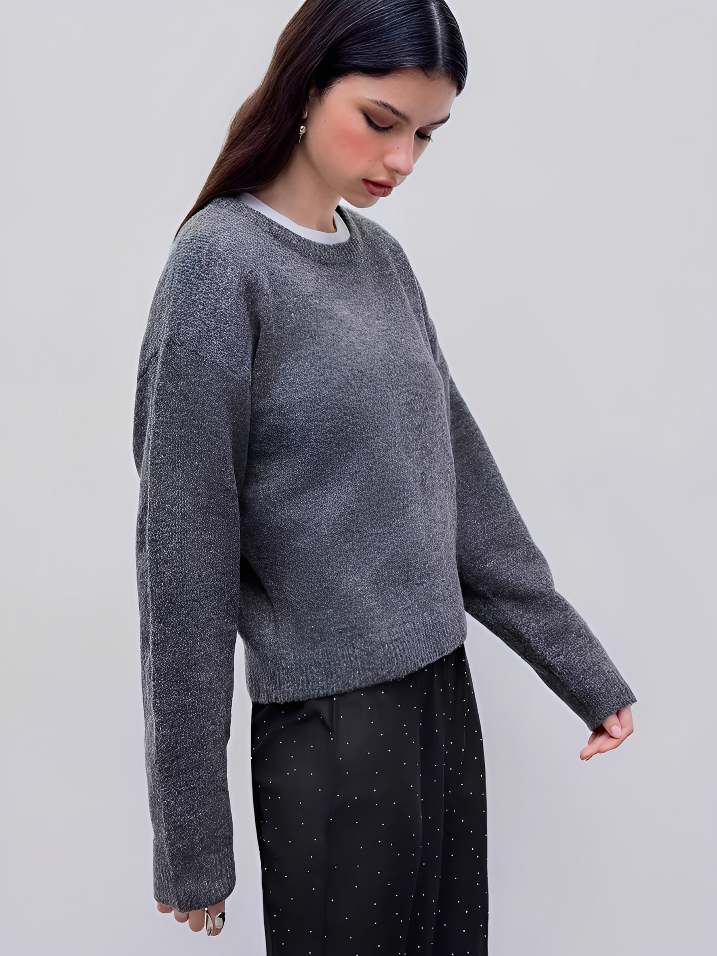 Luvenia - Lässiger, warmer Polyester-Pullover für Damen