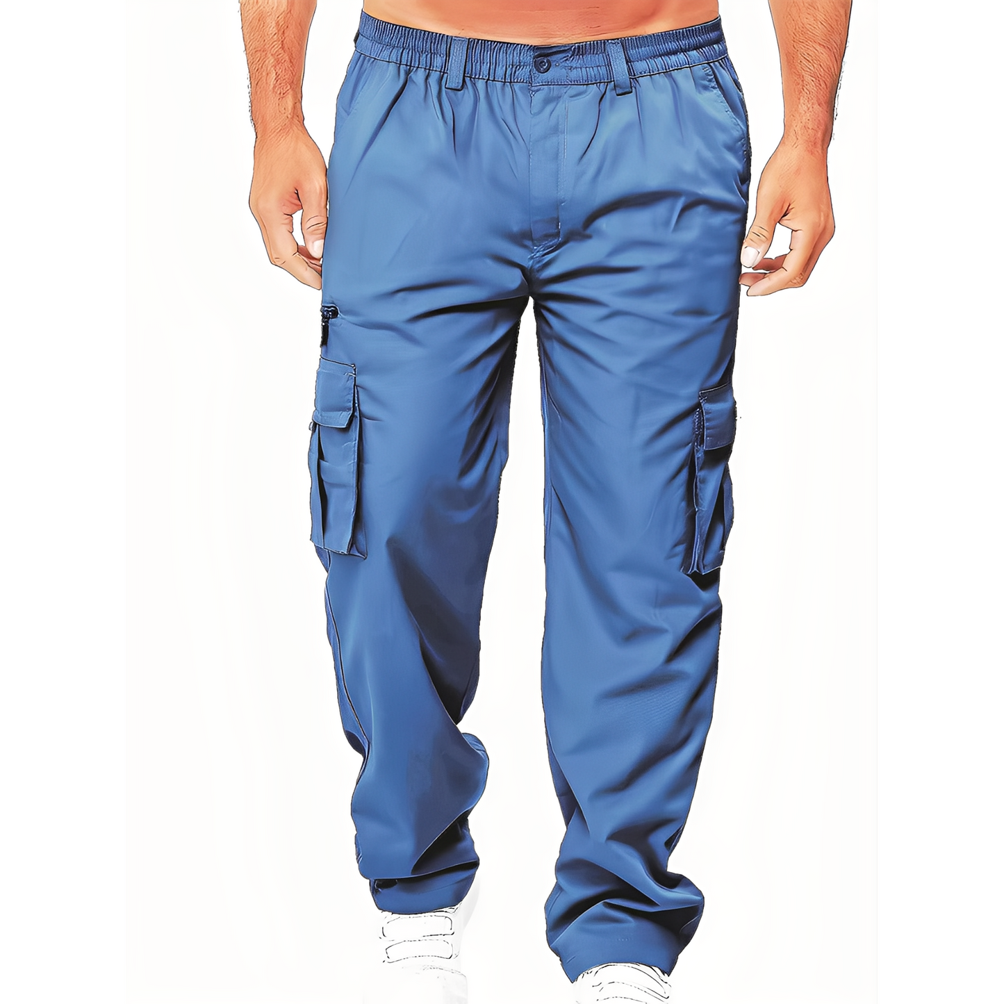 Randolf - Lässige, locker sitzende Cargo-Hose für Herren