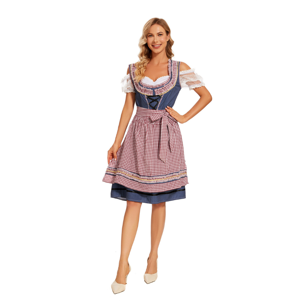 Chanelle - Schulterfreies Oktoberfest-Dirndlkleid für Damen