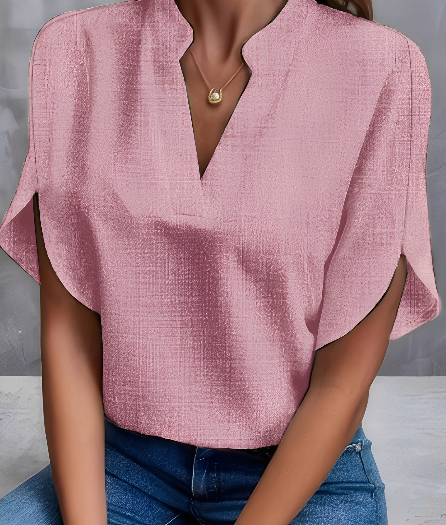 Chantelle - Schlichte Bluse mit V-Ausschnitt für Damen