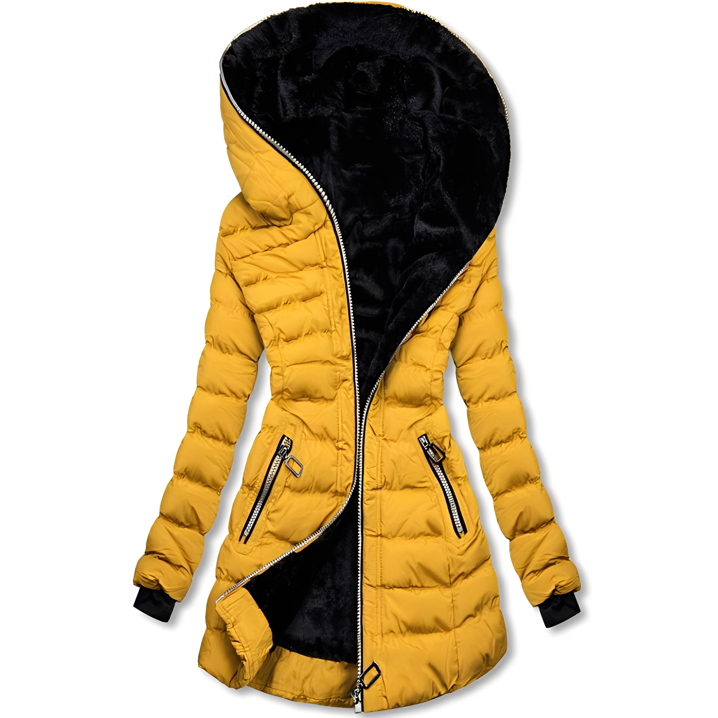 Jasmine - Moderne Winterjacke mit Kapuze für Damen