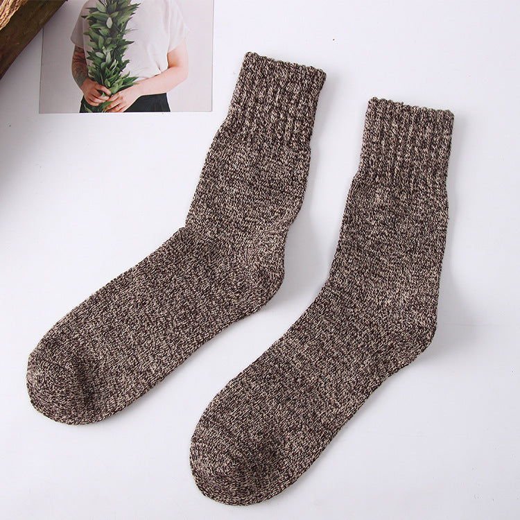 Jason - Warme Winter-Frottee-Wollsocken für Herren