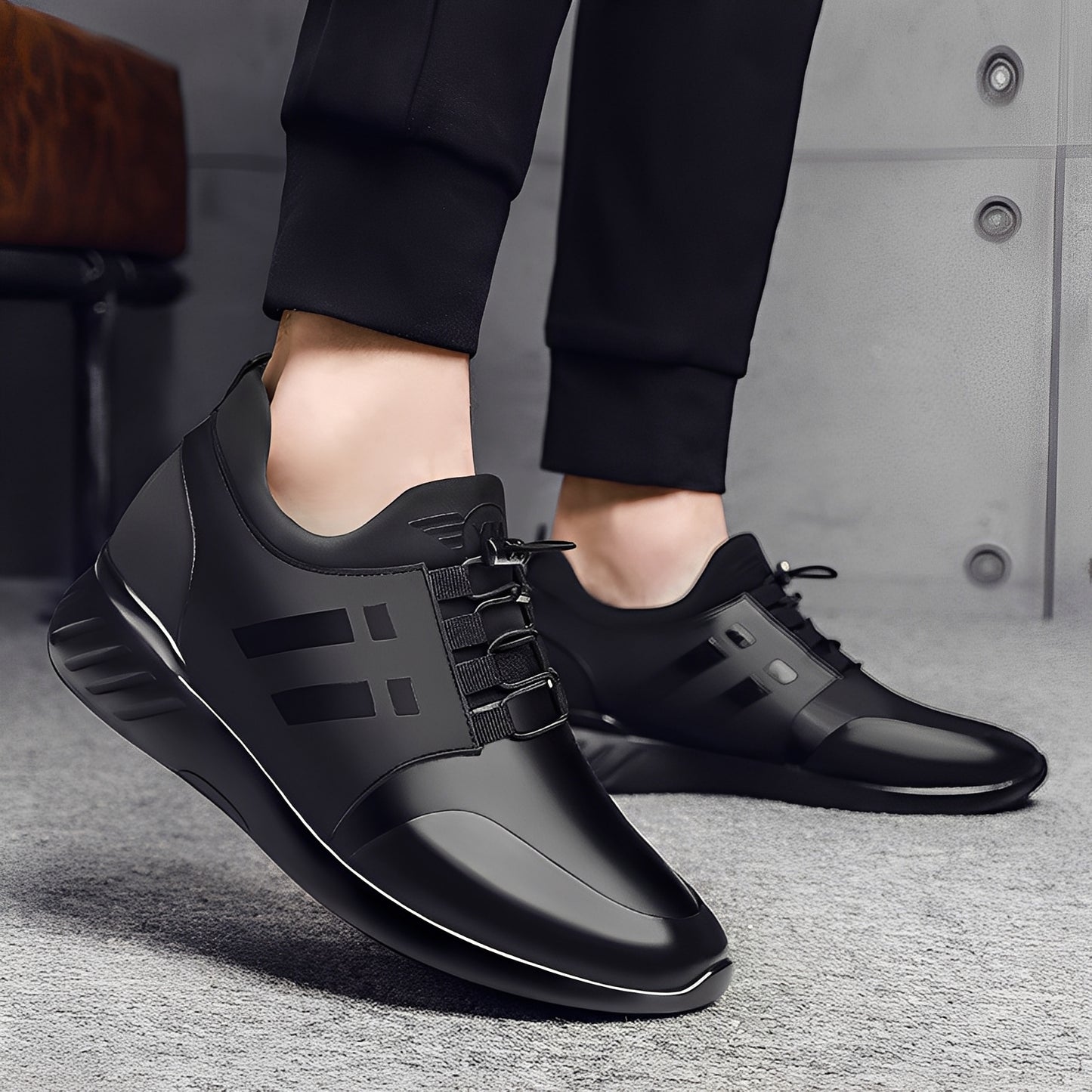 Phillip - Lässiger, stilvoller Lederschuh für Herren