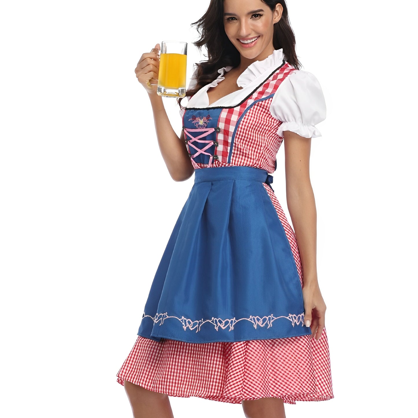 Tonette - Ethic Oktoberfest Dirndl-Kleid für Damen