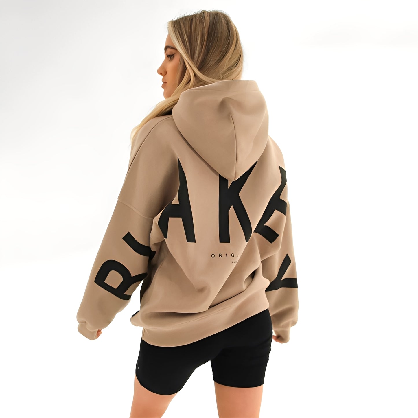Amanda - Warme Kapuzenjacke mit trendigem Print für Damen