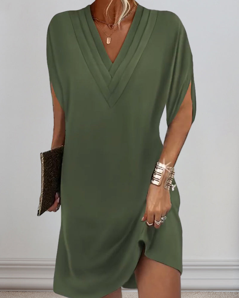 Chana - Schickes Kleid mit Schlitzärmeln