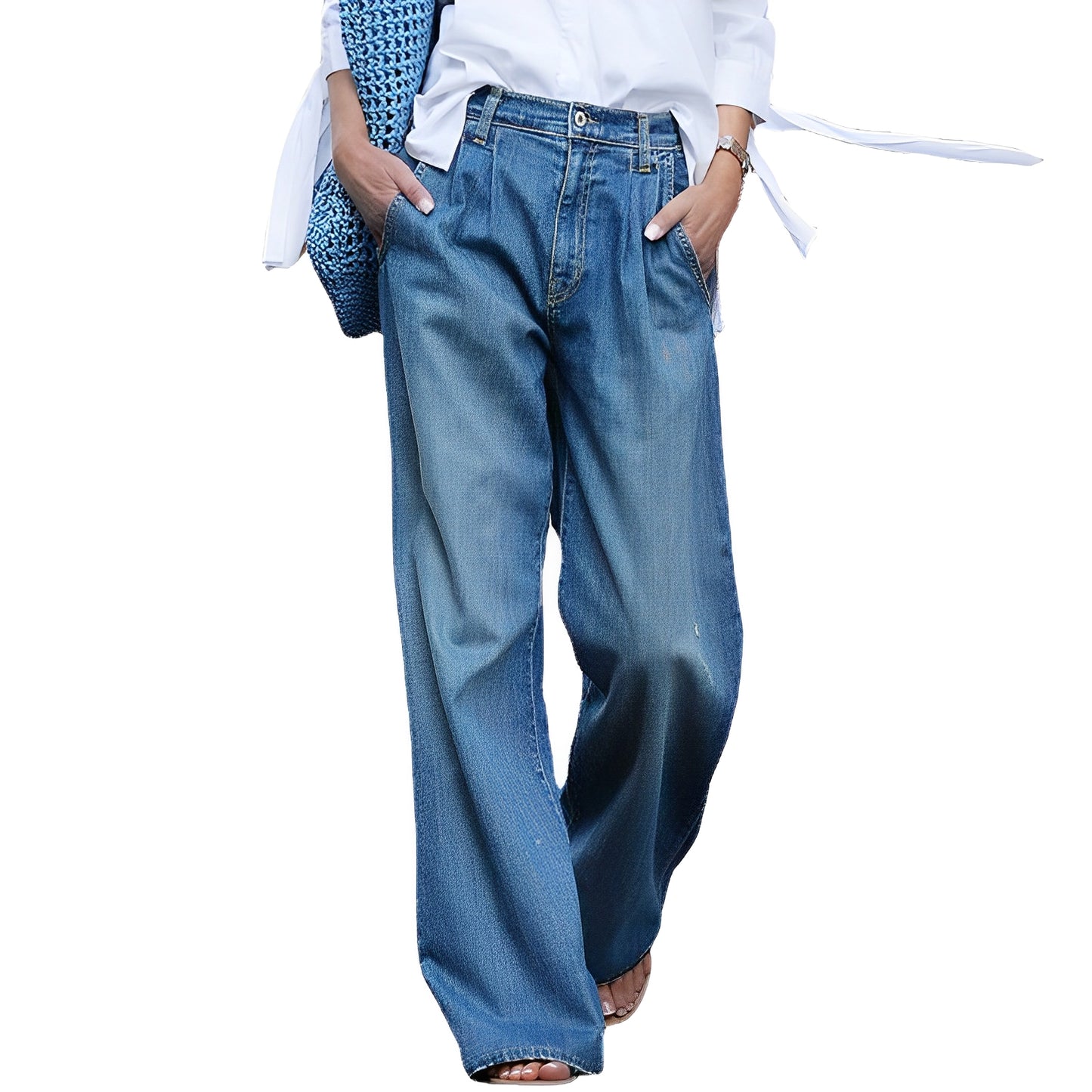 Candida - Weite, locker geschnittene Jeans für Damen