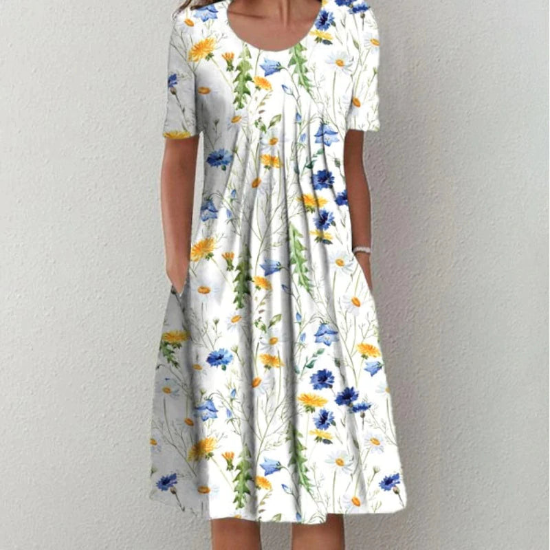 Erin - Elegantes Kleid mit Blumenmuster