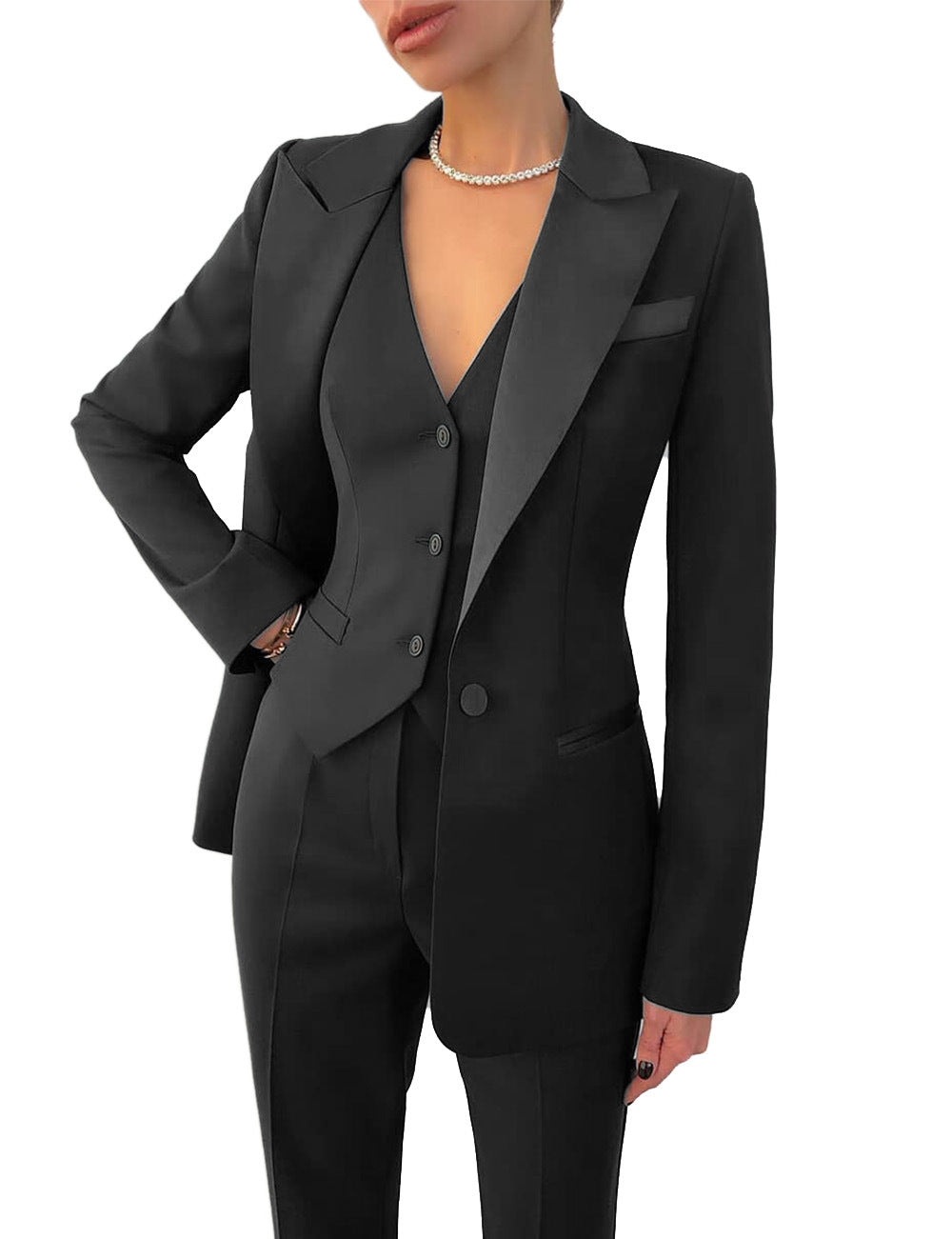 Keanna - Formelles dreiteiliges Business-Set für Damen