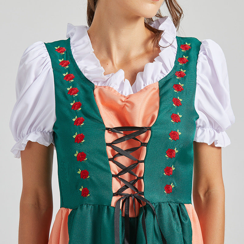 Kathryn - Klassisches Oktoberfest-Dirndl-Midikleid für Damen