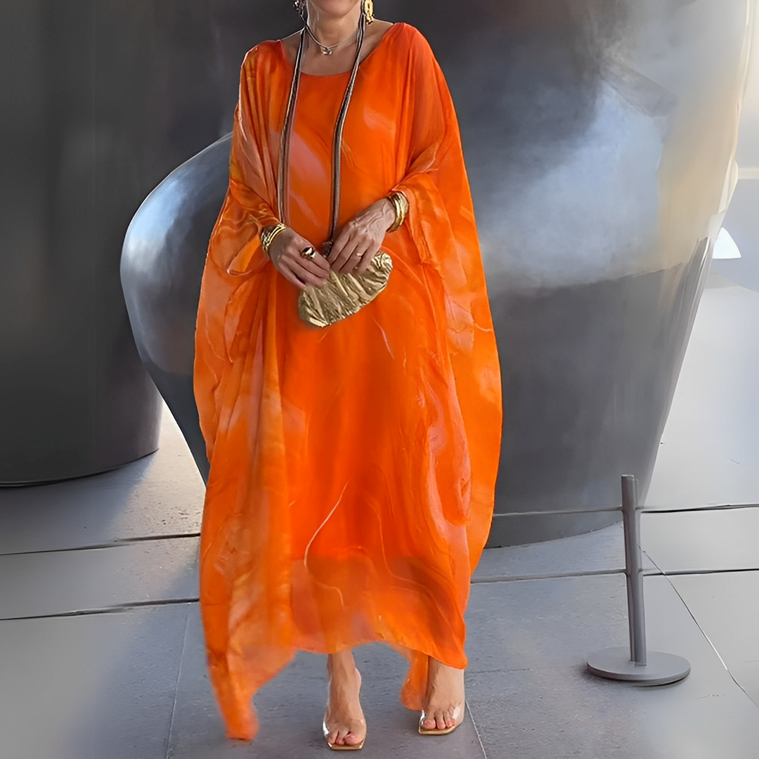 Emory - Modernes Seidenchiffonkleid für Damen