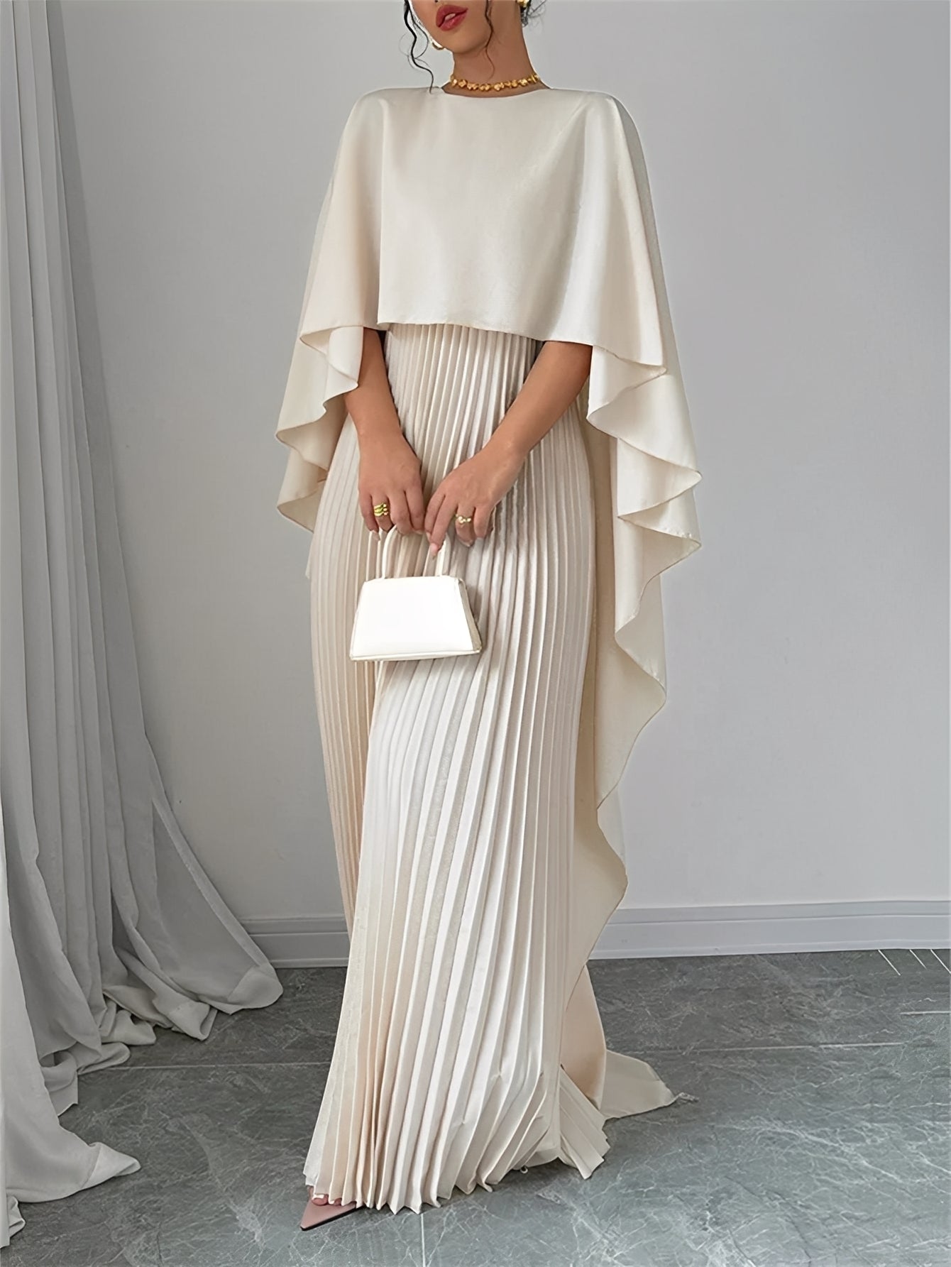 Katherine - Elegantes, locker geschnittenes Maxikleid für Damen