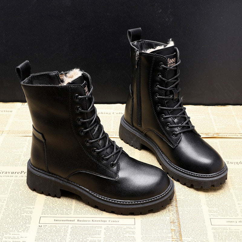 Melissa - Klassische Winterstiefel aus Leder für Damen