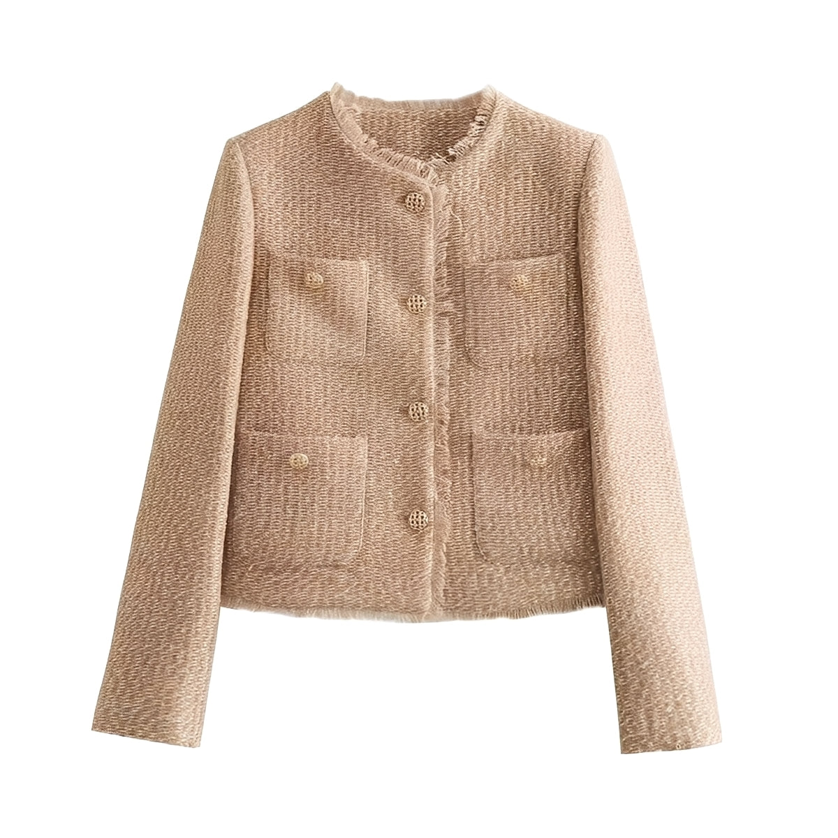 Samantha - Stilvolle Tweedjacke aus Wolle für Damen