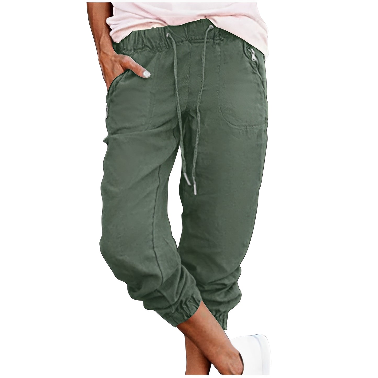 Evalyn - Stilvolle elastische Cargohose für Damen