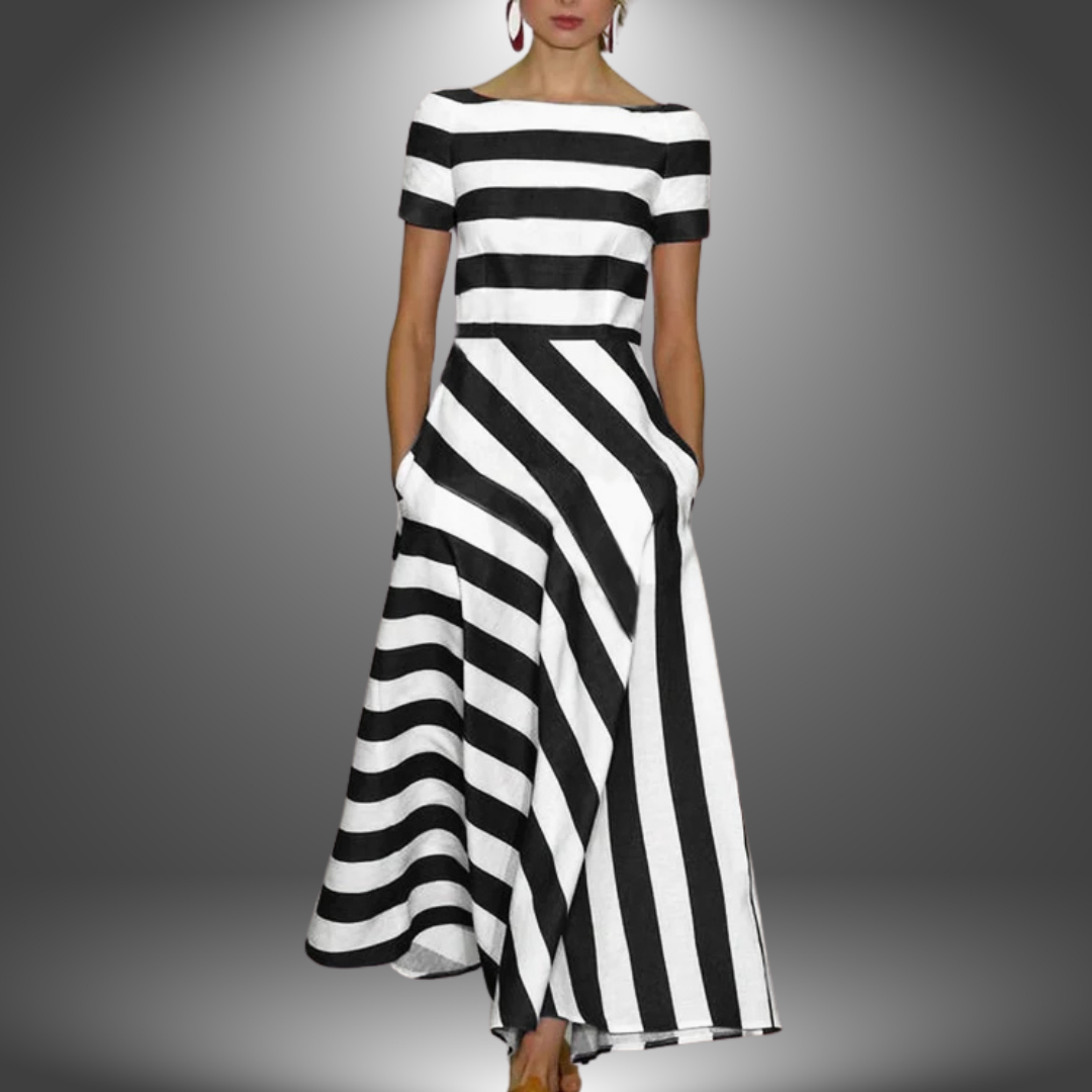 Clementine - Vielseitiges langes A-Linien Kleid