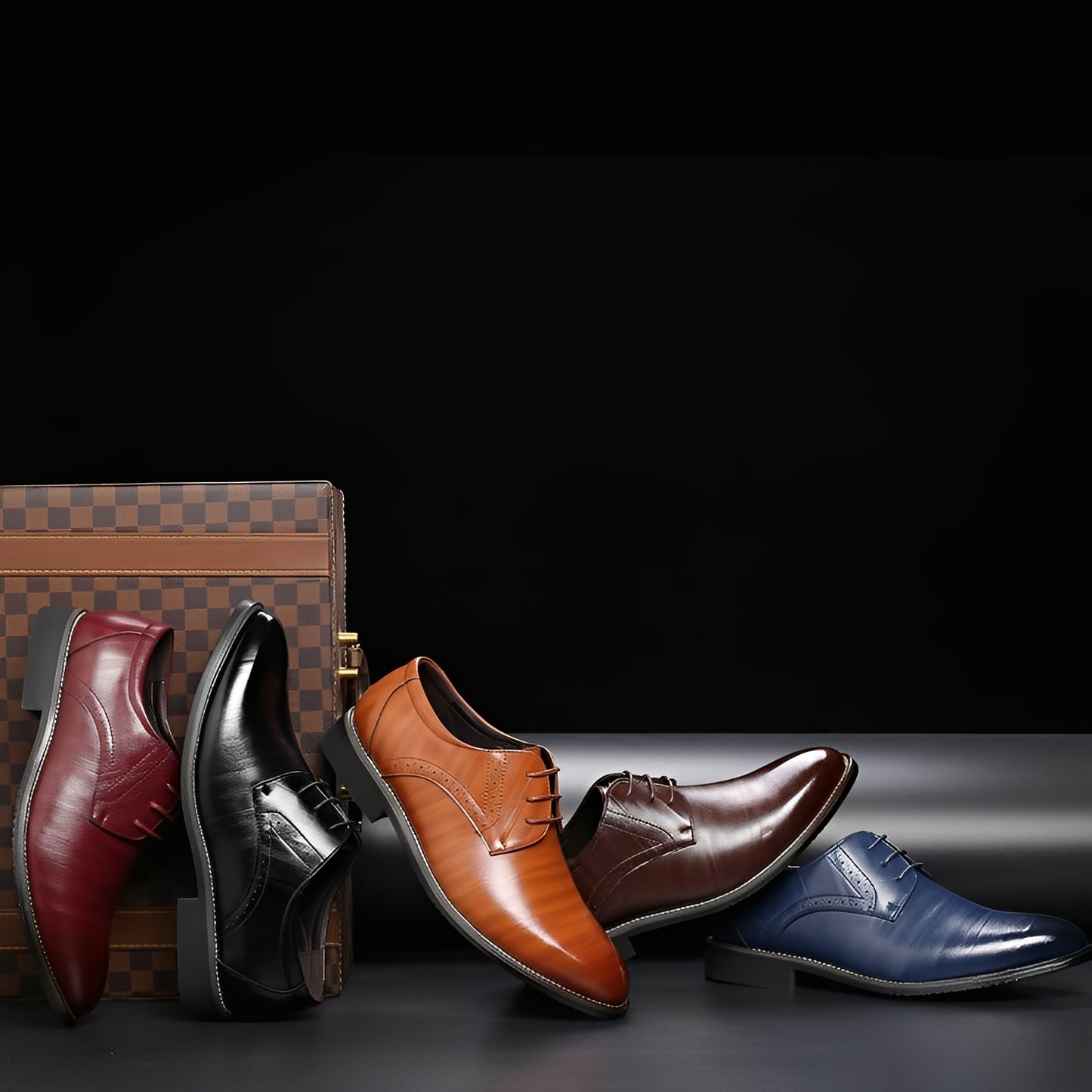 Desmond - Formelle Lederschuhe mit Brogue-Details für Herren