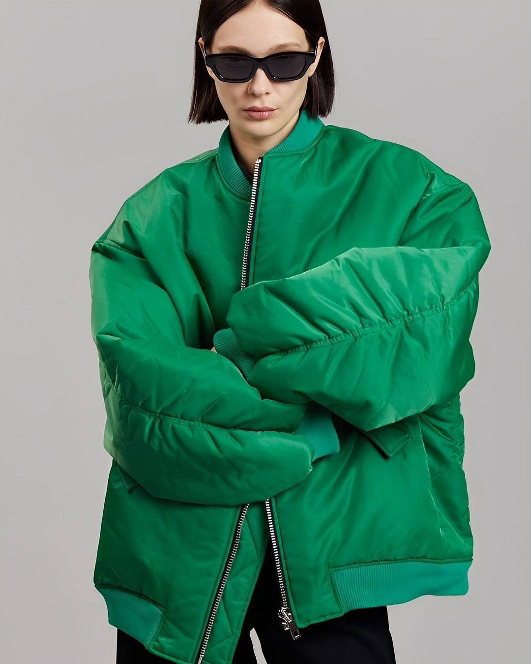 Coleen - Lässige Oversize-Bomberjacke für Damen