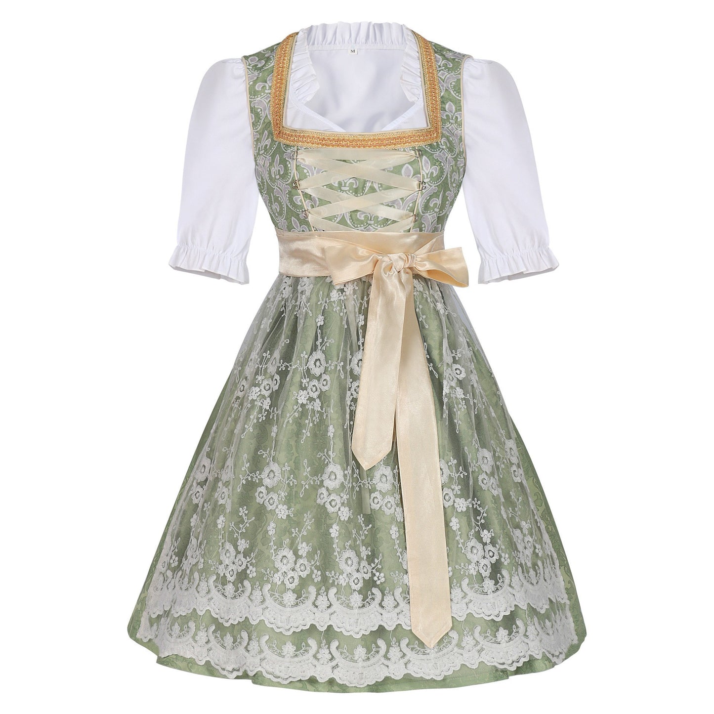 Ashlie - Klassisches Oktoberfest-Kleid für Damen mit Schlitz