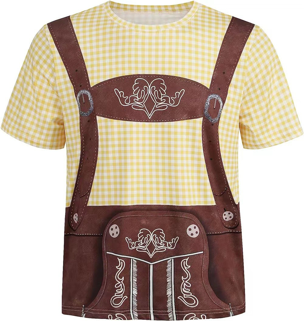 Dexter - Oktoberfest-T-Shirt mit festlichem Aufdruck für Herren