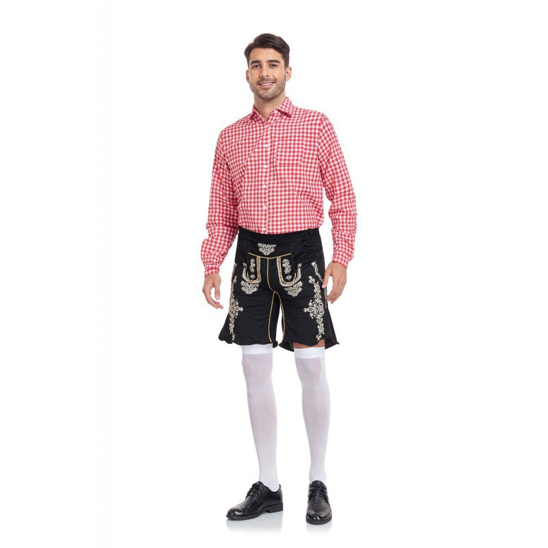 Jaxson - Klassisches kariertes Oktoberfest-Hemd für Herren