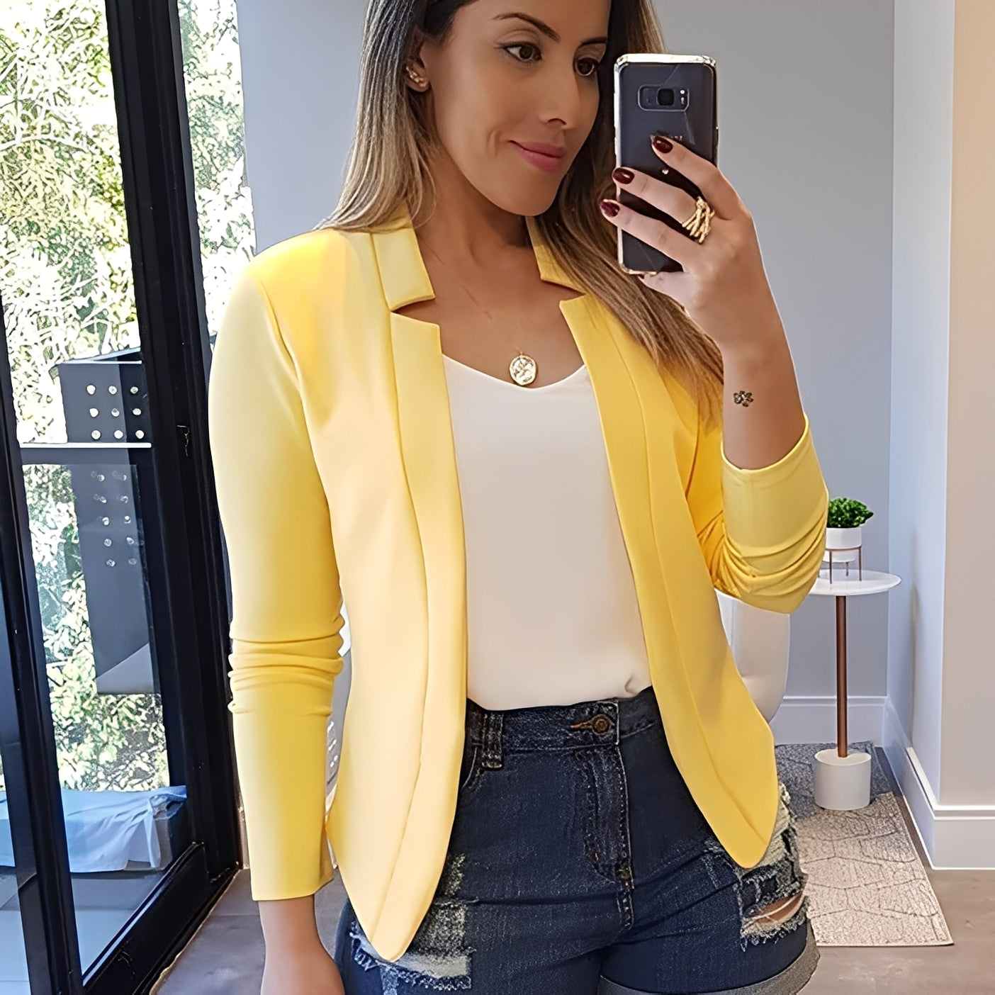 Marsha - Eleganter Blazer mit Reverskragen für Damen
