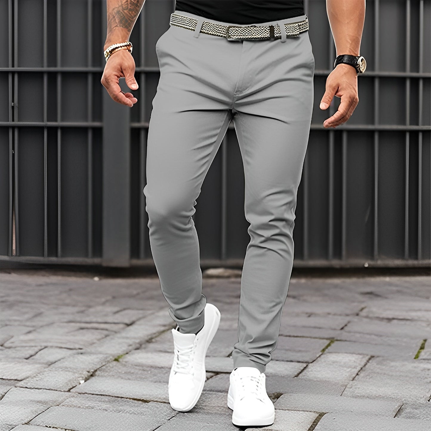 Jaron - Stilvolle, lässige Slim-Fit-Hose für Herren