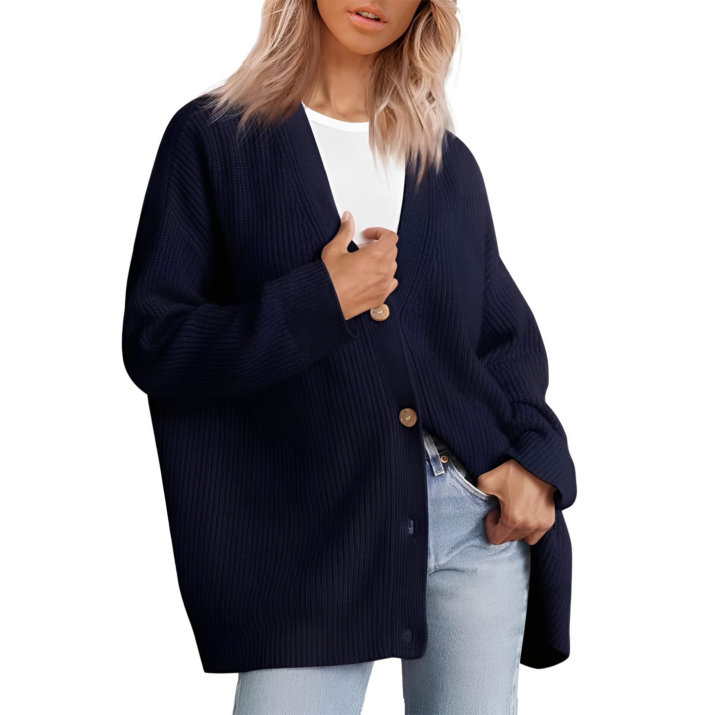 Christal - Lässiger Oversize-Cardigan für Damen