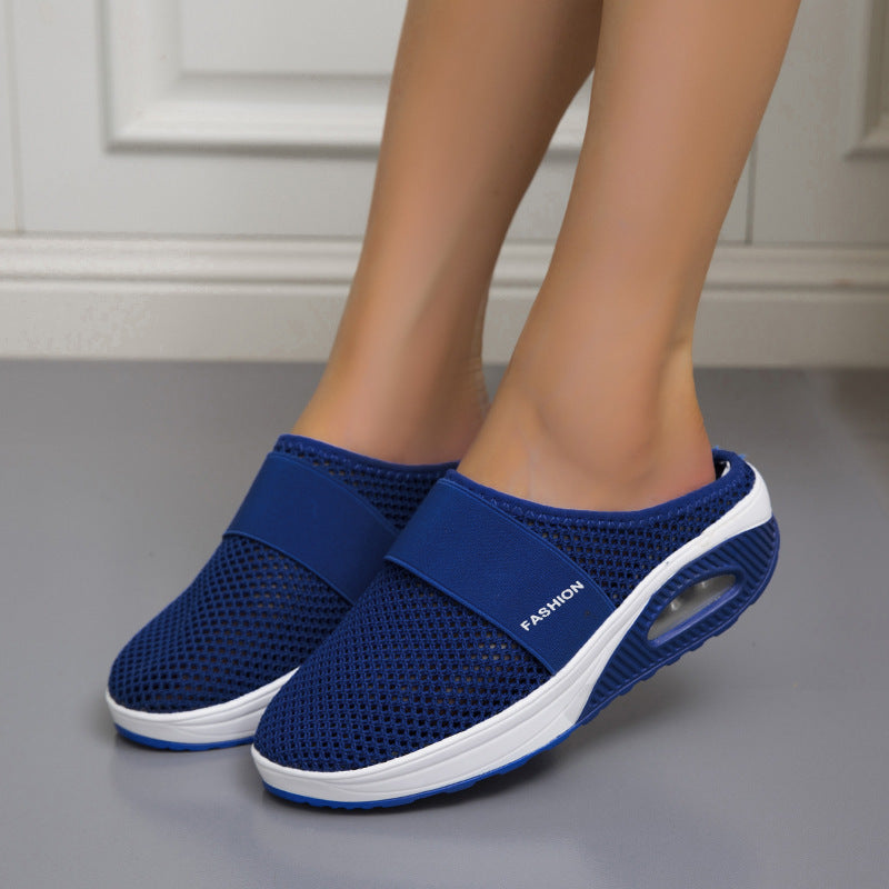 Wendi - Orthopädische Slip-On-Keilsandalen für Damen